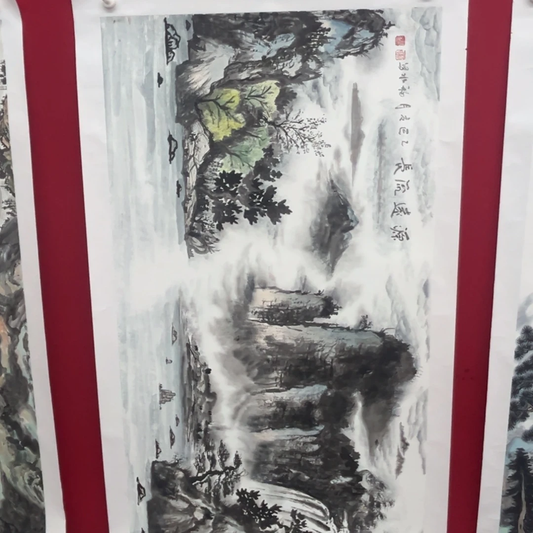 国画绘画作品多次参加140.70