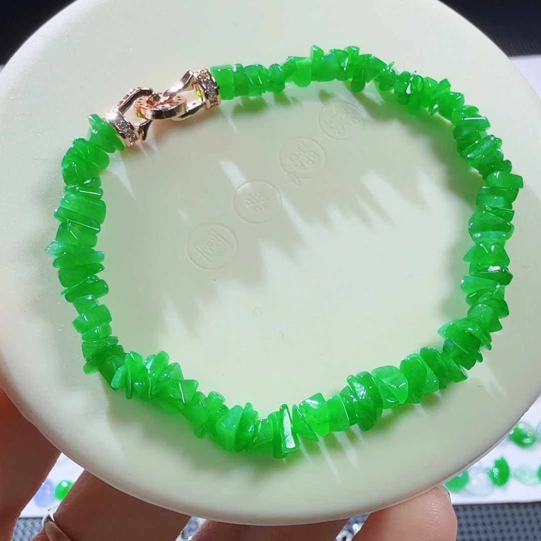 翡翠合金颈饰特价碎碎裸石