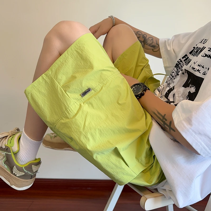 速干短裤夏季男士休闲工装短裤宽松裤子运动五分裤直筒休闲裤