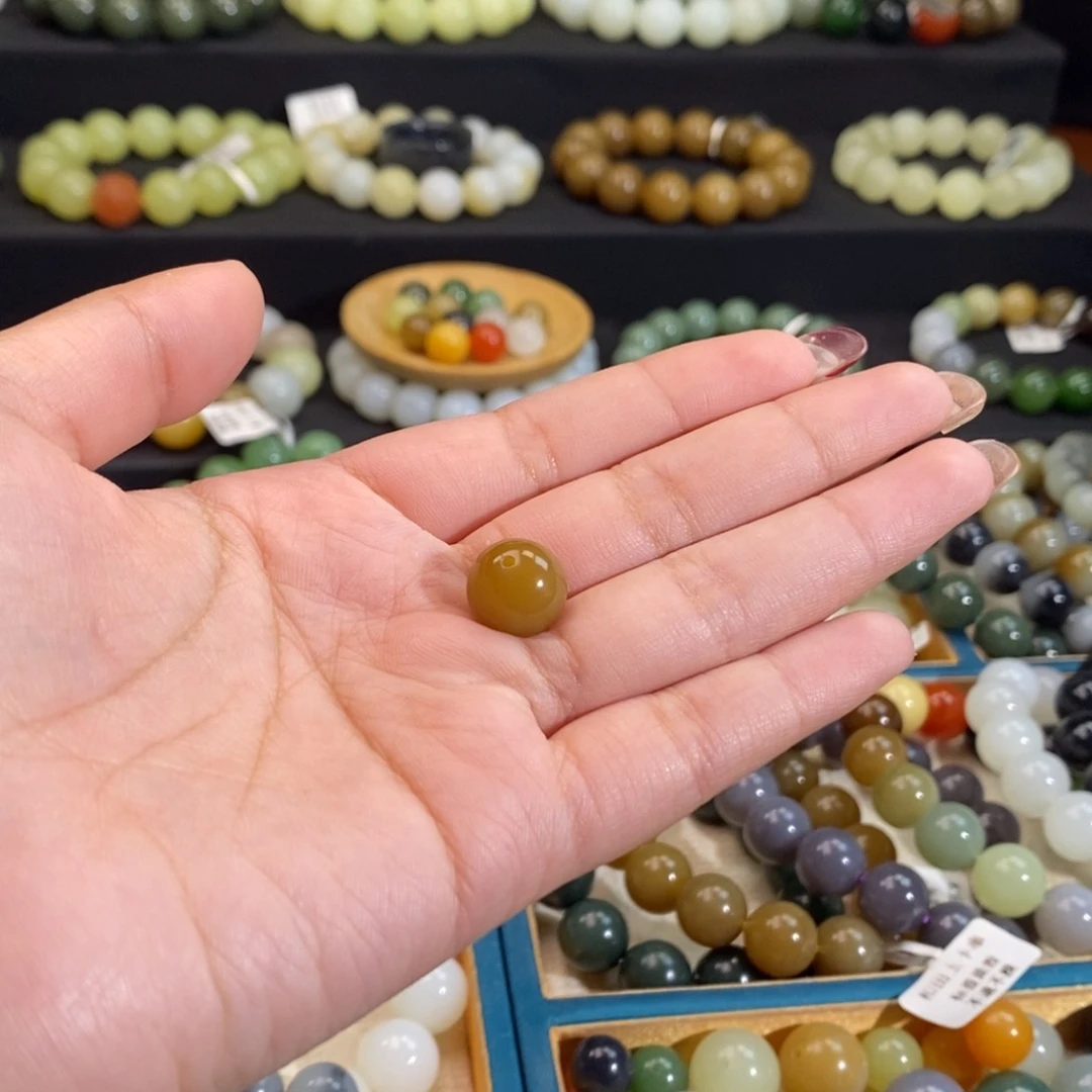 和田玉单珠未镶嵌Z12