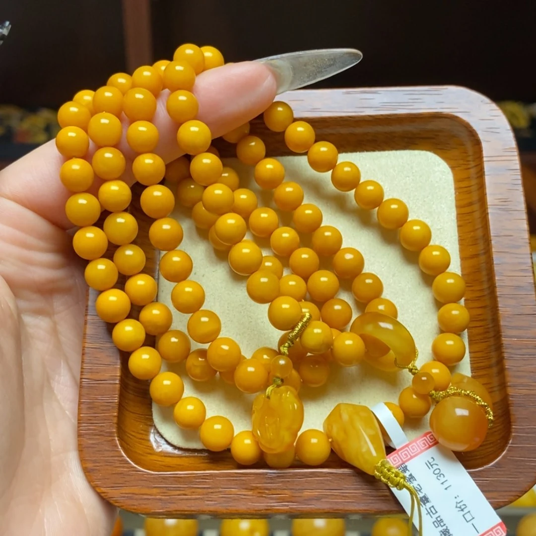 【闪购商品】蜜蜡手链未镶嵌手串