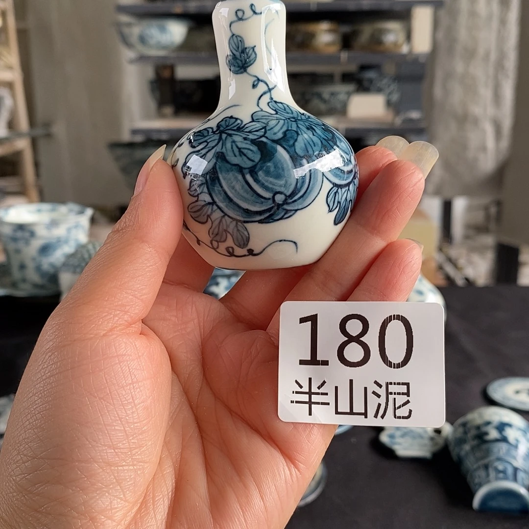 陶手工手绘青花高温陶瓷