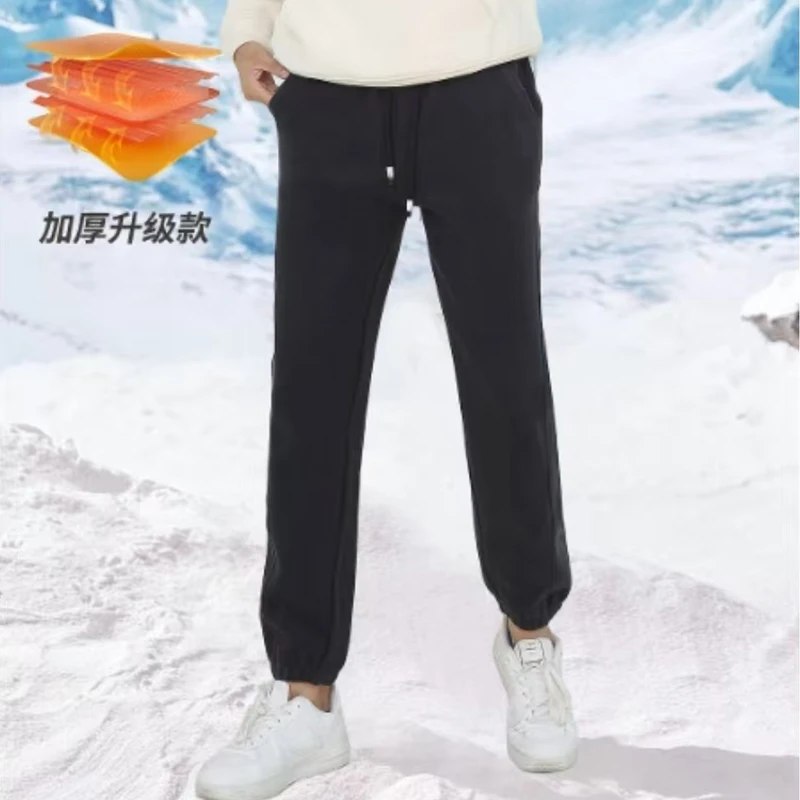 Y2488纳米绒九级防风裤男款秋冬季加绒裤子男士裤子男款休闲裤