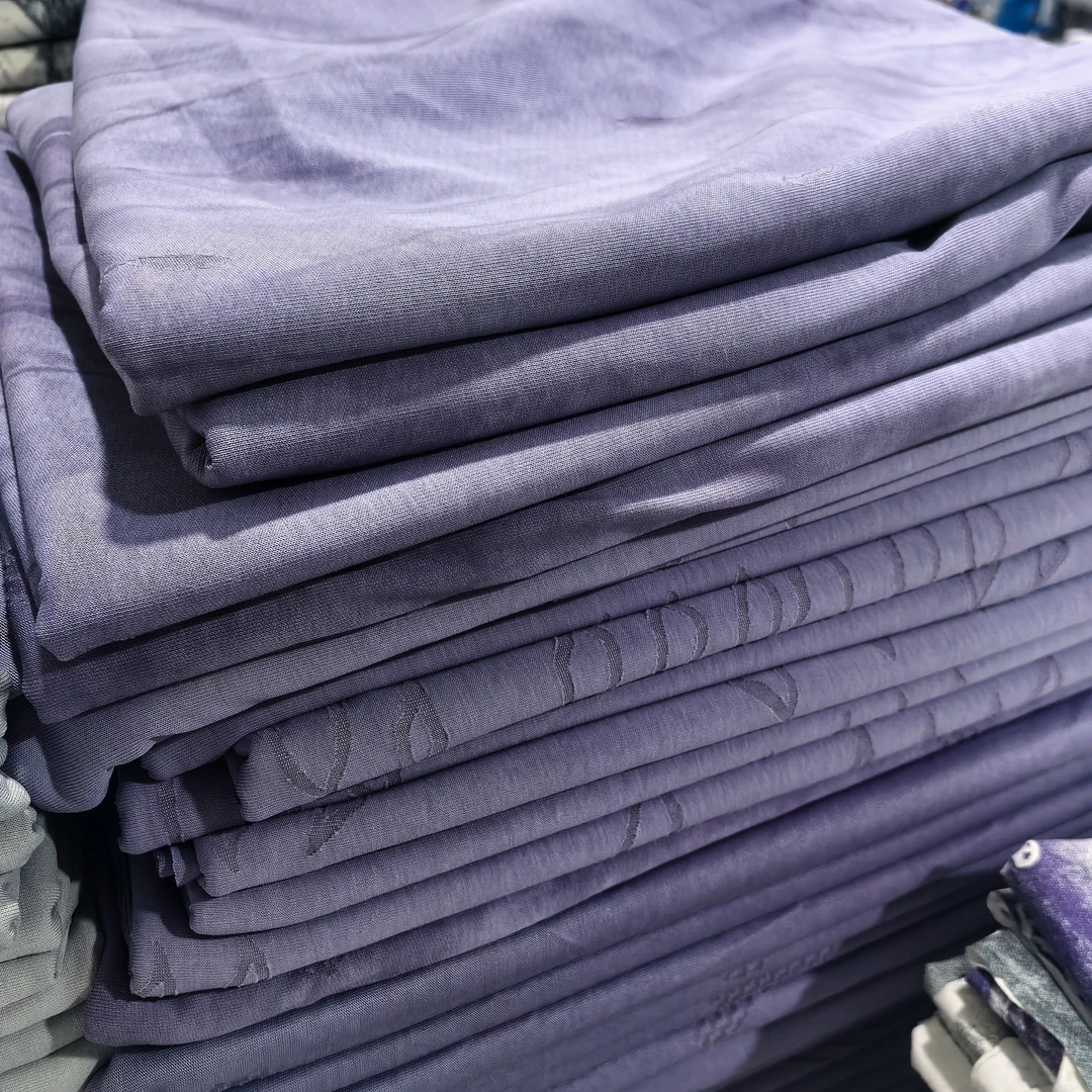 双纱汗布男士体恤布料随机发