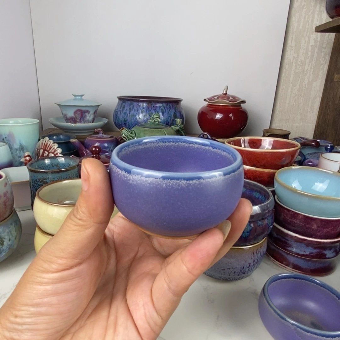 中国神后钧瓷茶具