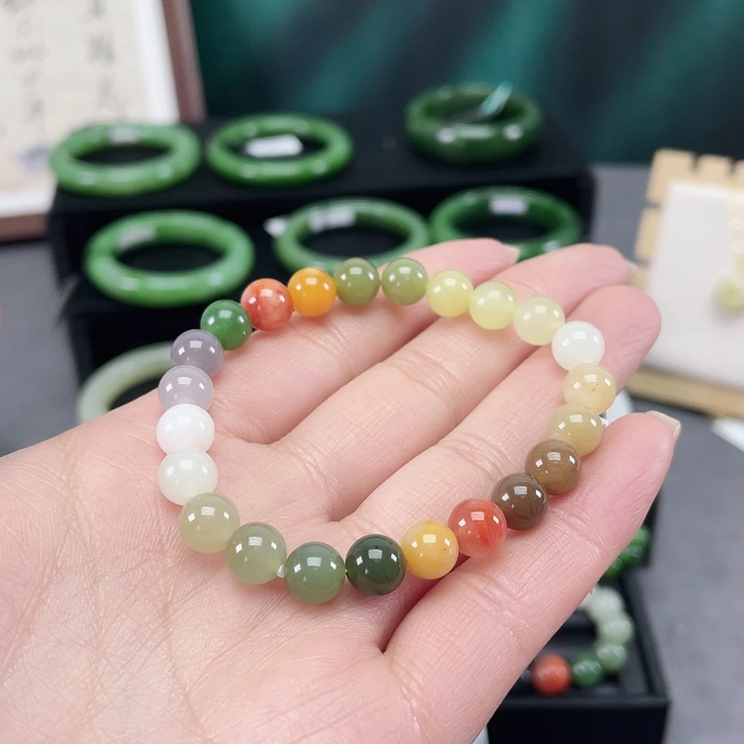 和田玉未镶嵌手链