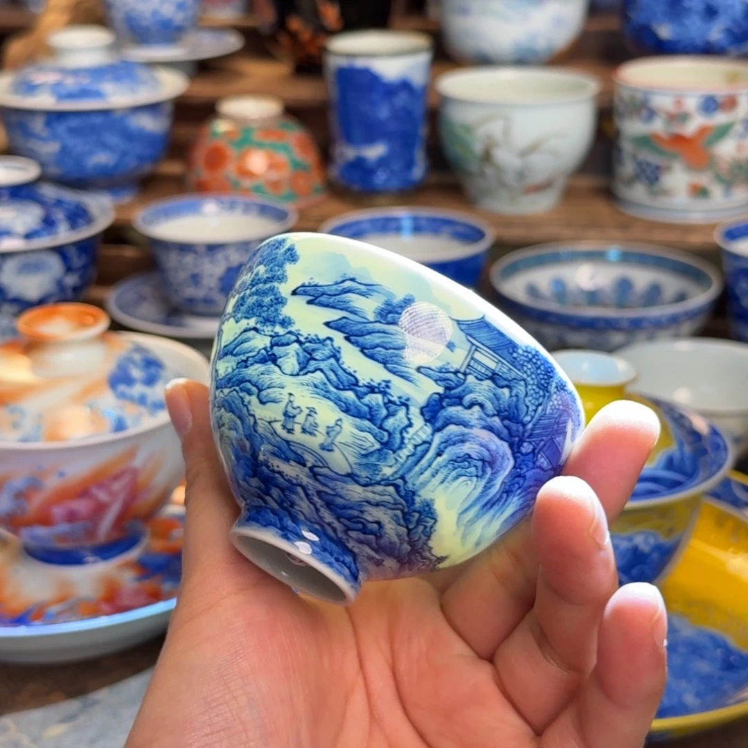 纯手工手绘陶瓷茶具