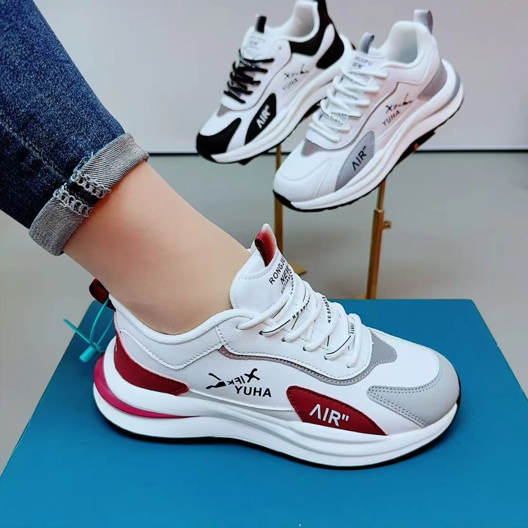 【皮面】男女同款超轻情侣老爹鞋运动鞋高颜值洋气男款2666