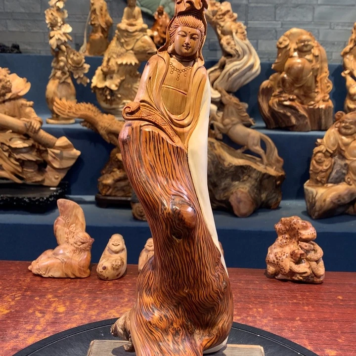 柏木（崖柏）根雕摆件