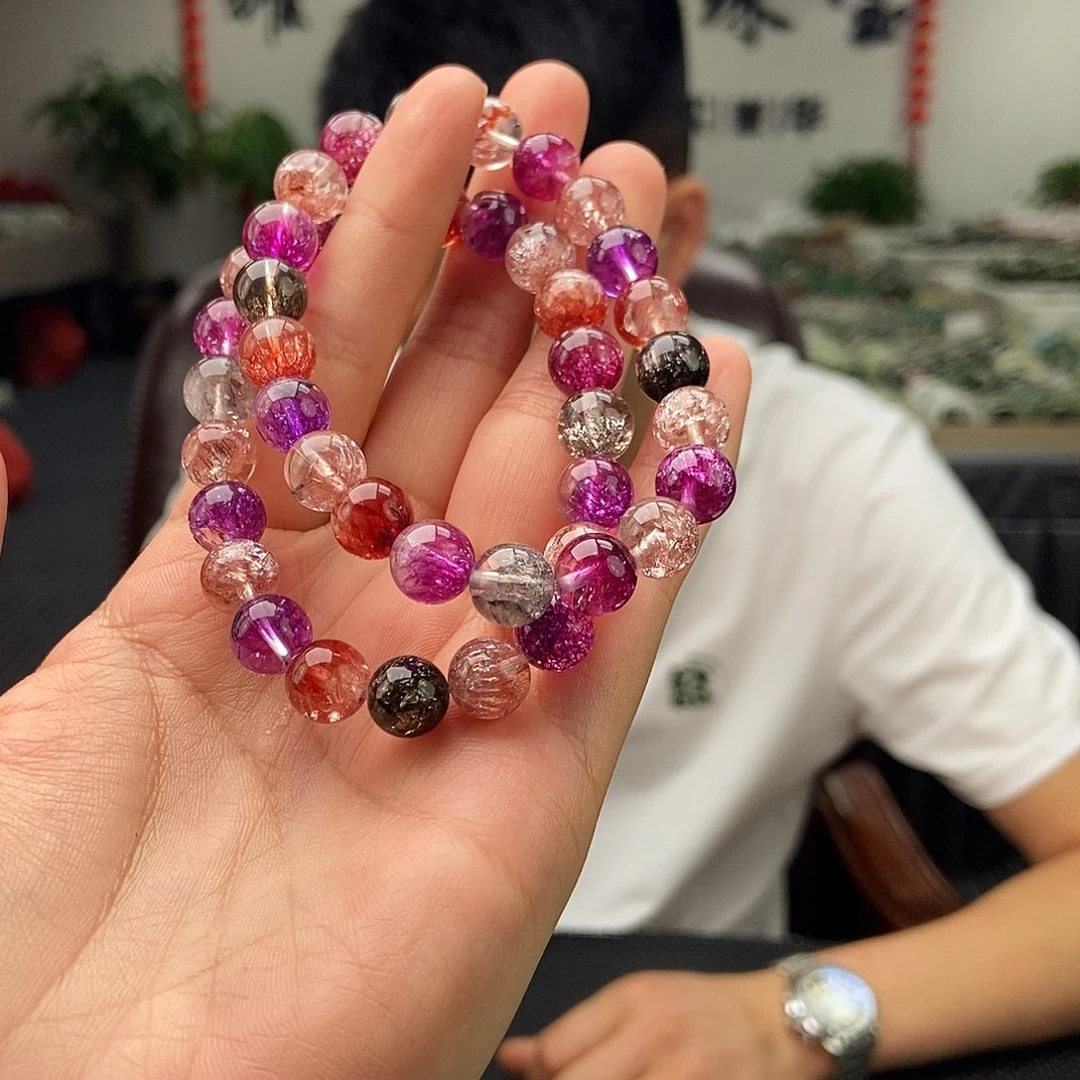 颜色多样性发拍一发一未镶嵌紫晶