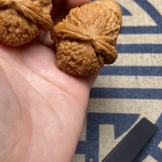 吊坠文玩核桃白狮子