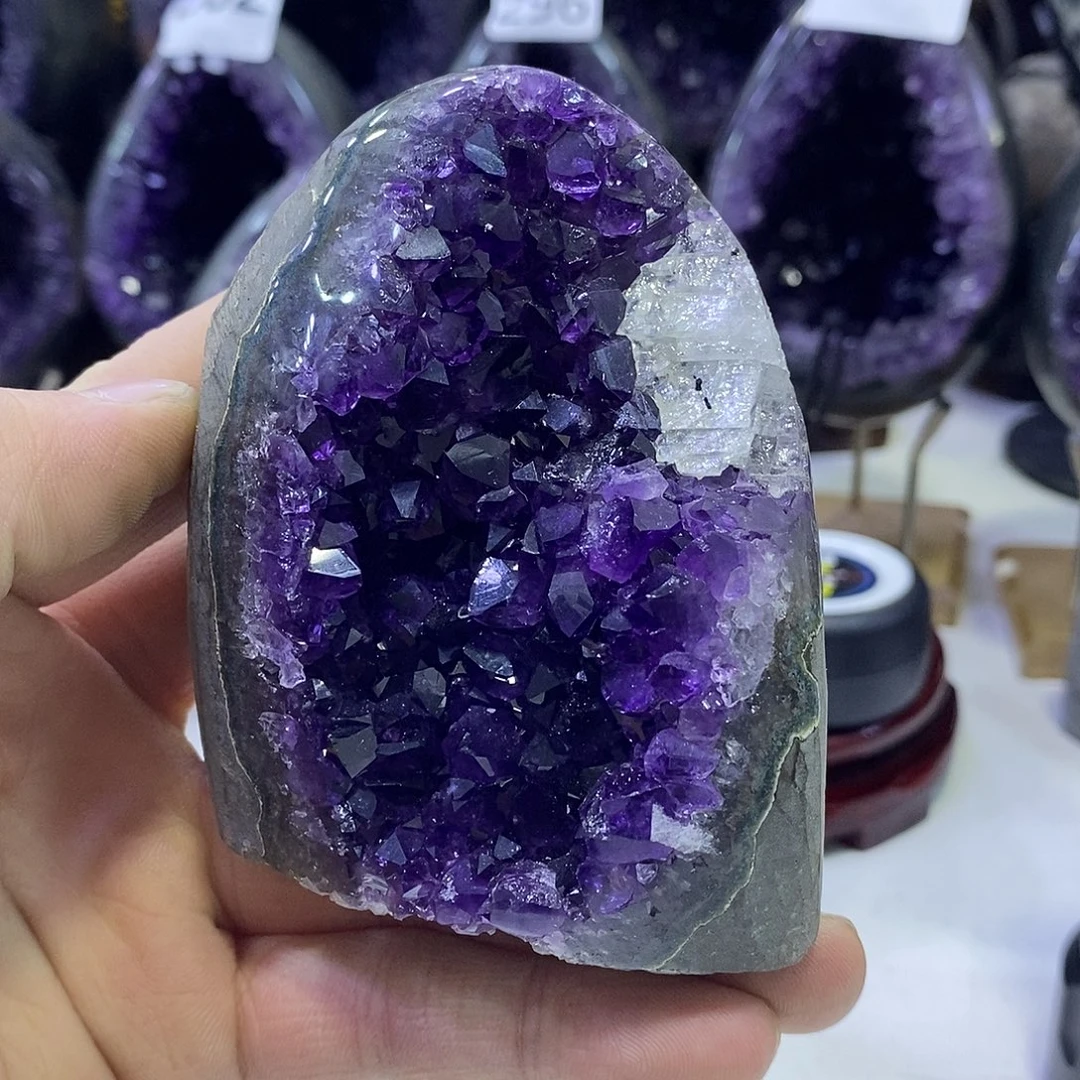 紫晶珠宝半成品未镶嵌314