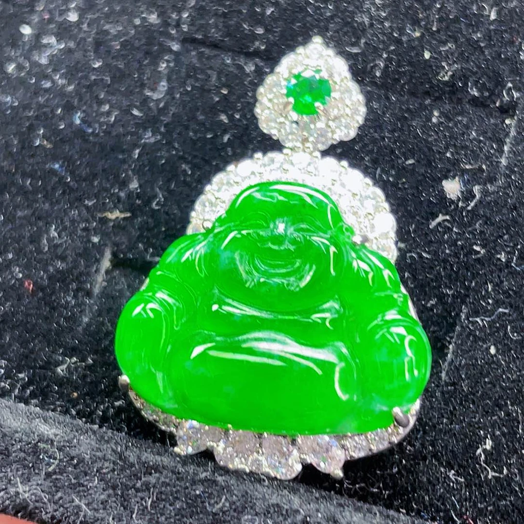 翡翠未镶嵌吊坠(不含链)348