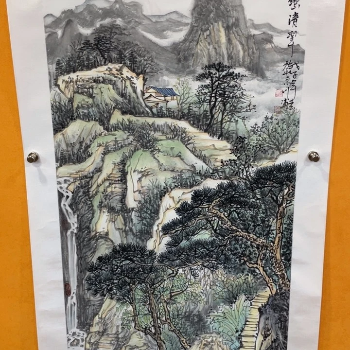 国画李川浦山水精品