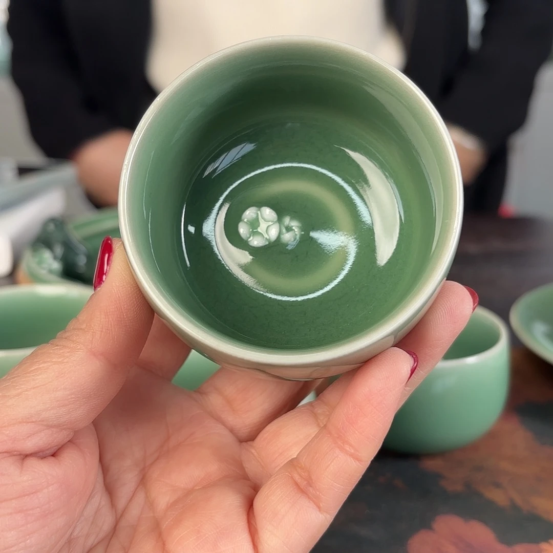 *****龙泉云间青瓷小米茶器