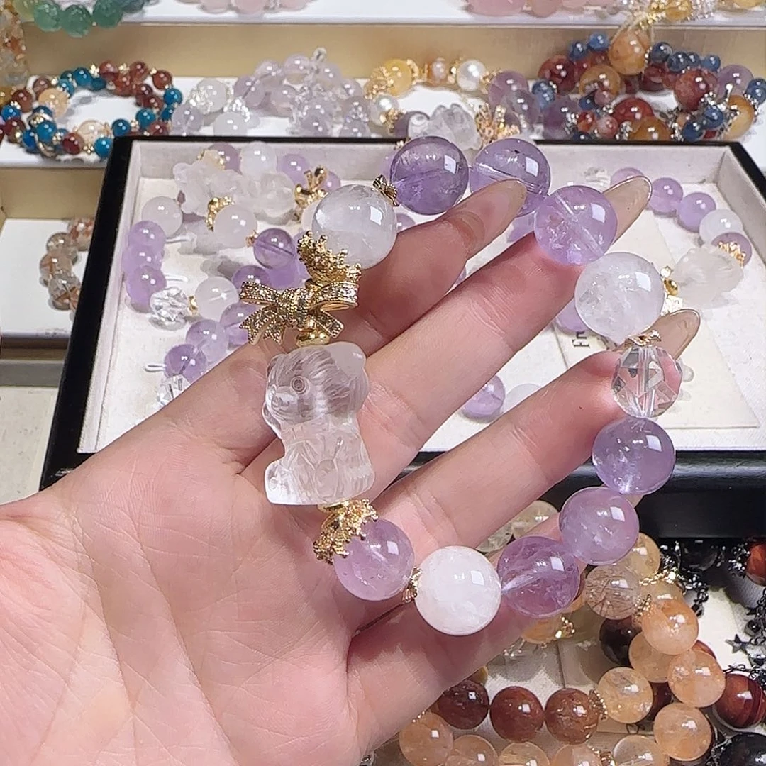 水晶手链未镶嵌把