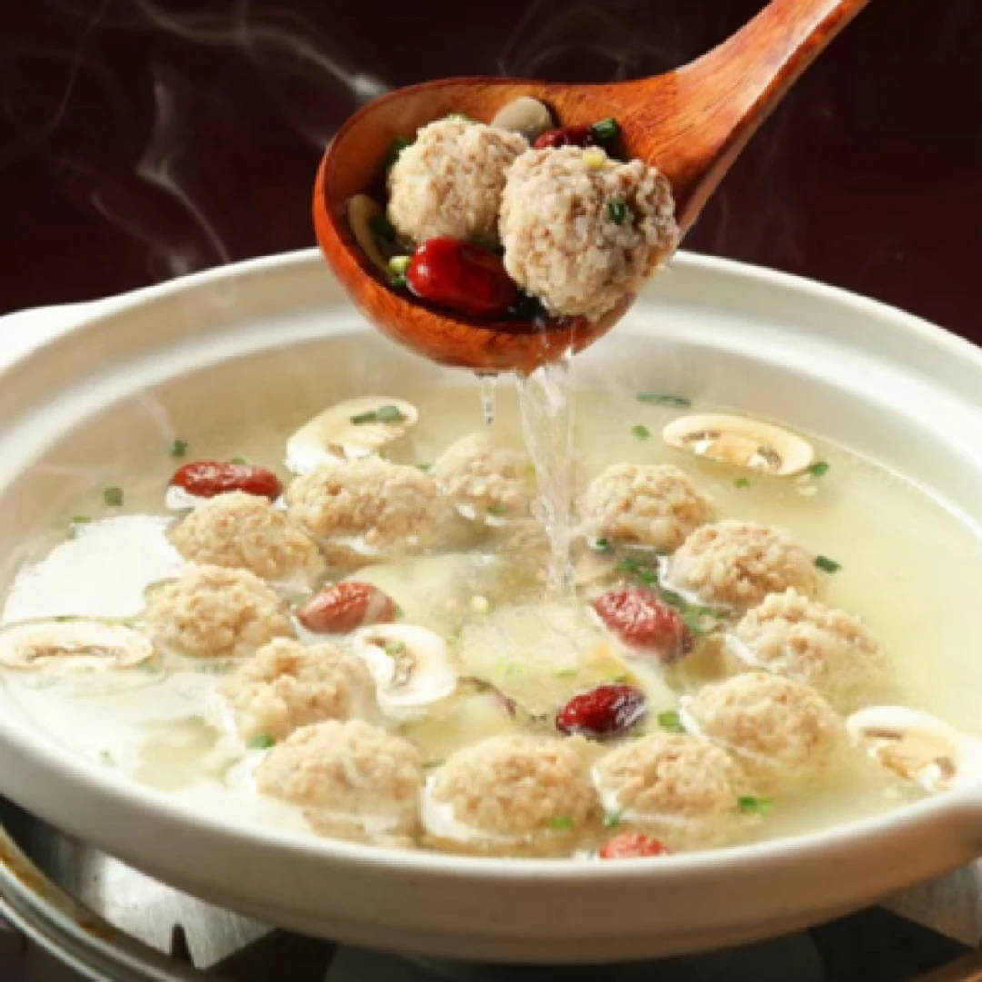 鲜广汇-三鲜丸子汤500克方便菜预制菜