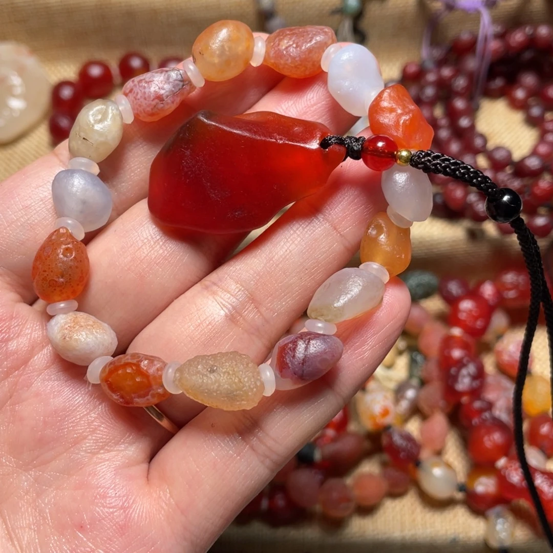 合金手链玛瑙/玉髓