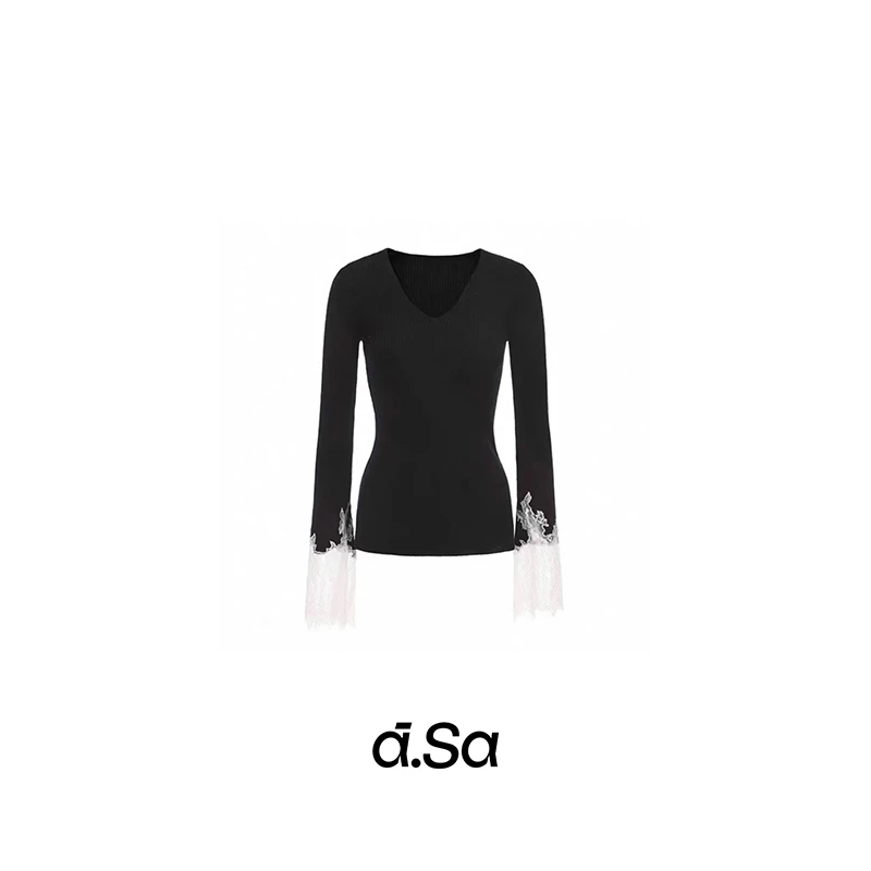 ASA- 【蕾丝边长袖+半裙】（cx00135）
