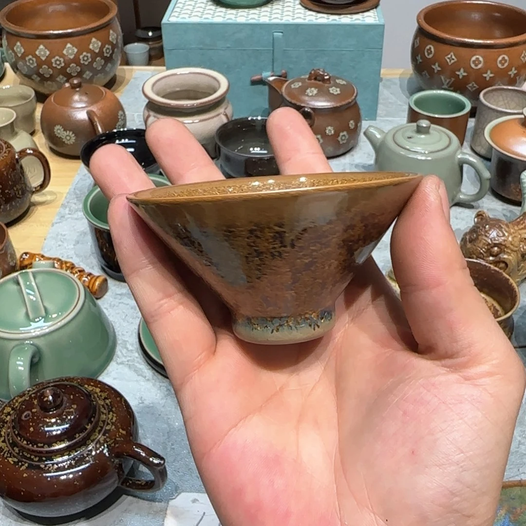 小金茶具青瓷茶器