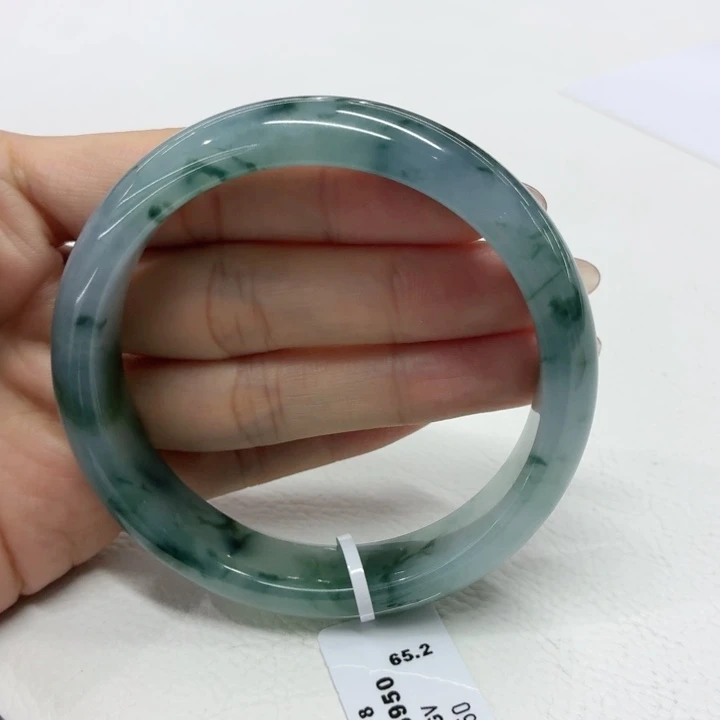 翡翠未镶嵌手镯缅甸翡翠手镯59.6