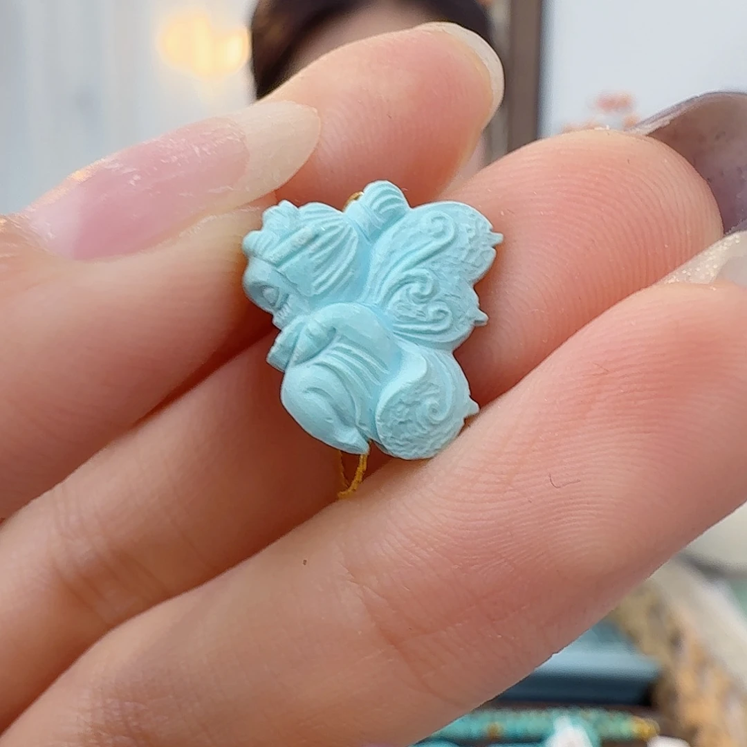 绿松石未镶嵌珠宝半成品