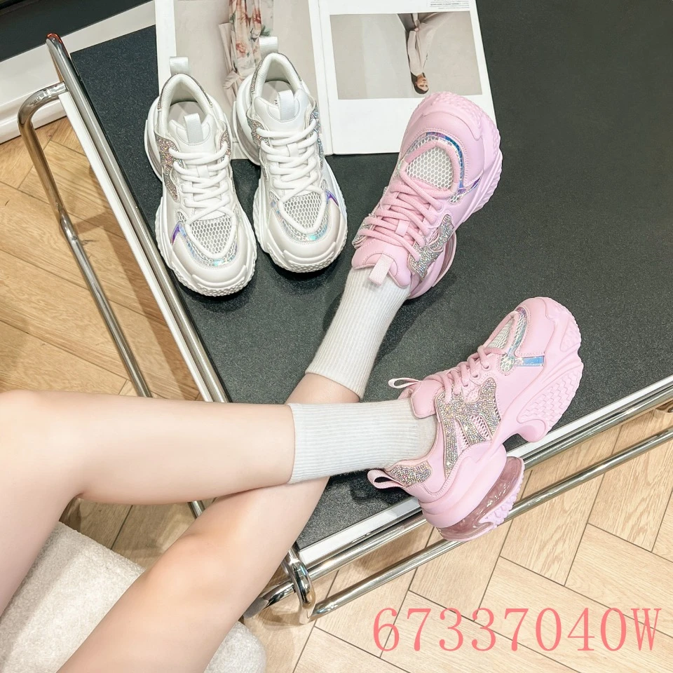 TALIA/特丽雅时尚百搭夏季透气春季厚底ins网面老爹鞋67337040W