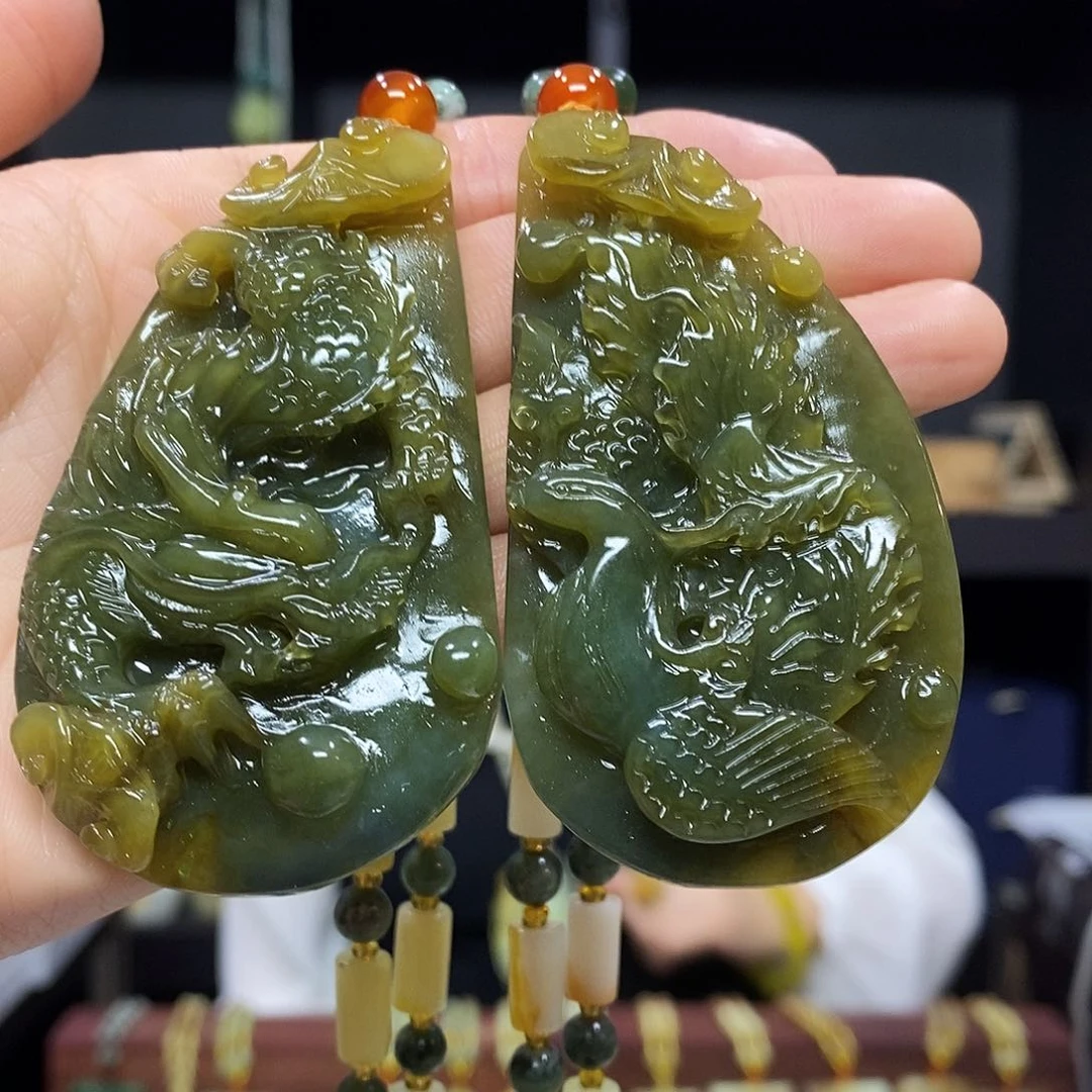 岫玉挂件吊坠未镶嵌