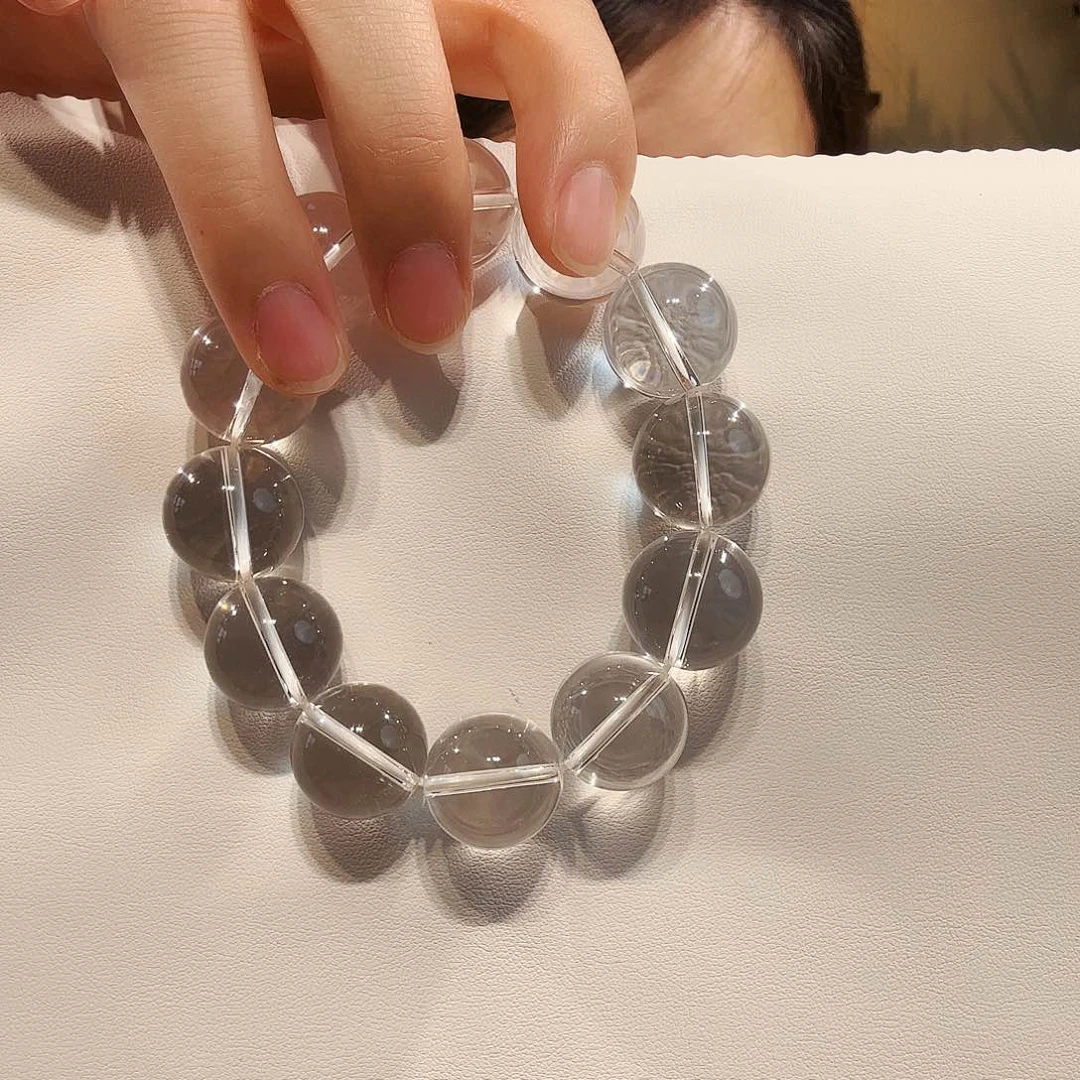 水晶手串未镶嵌白水晶18mm