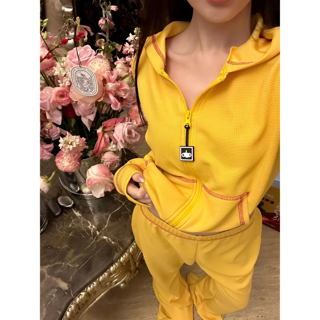 洋气衣服女千金清冷感贵系休闲网红洋气炸街女装早春alo套装
