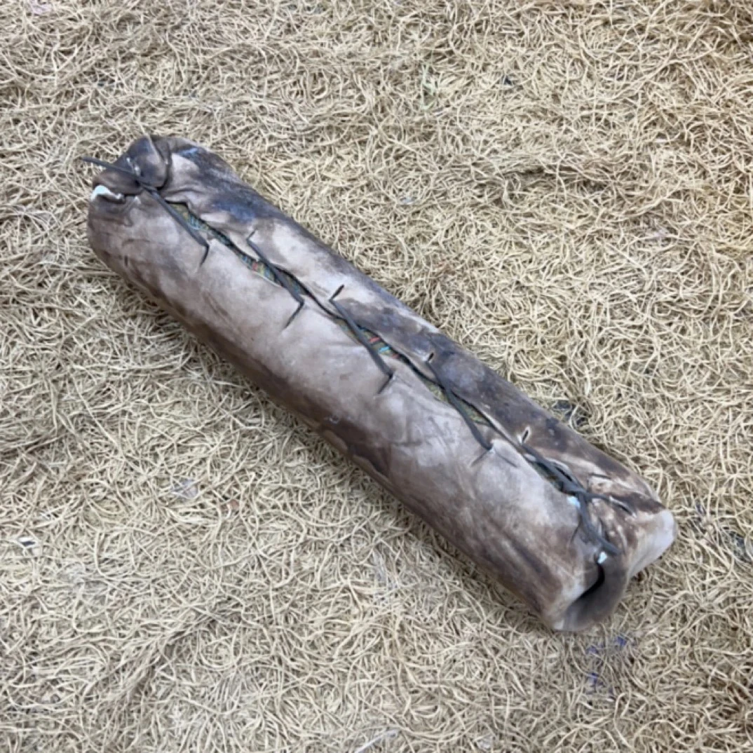 【闪购商品】闷 小皮桶包木摆件复古工艺风