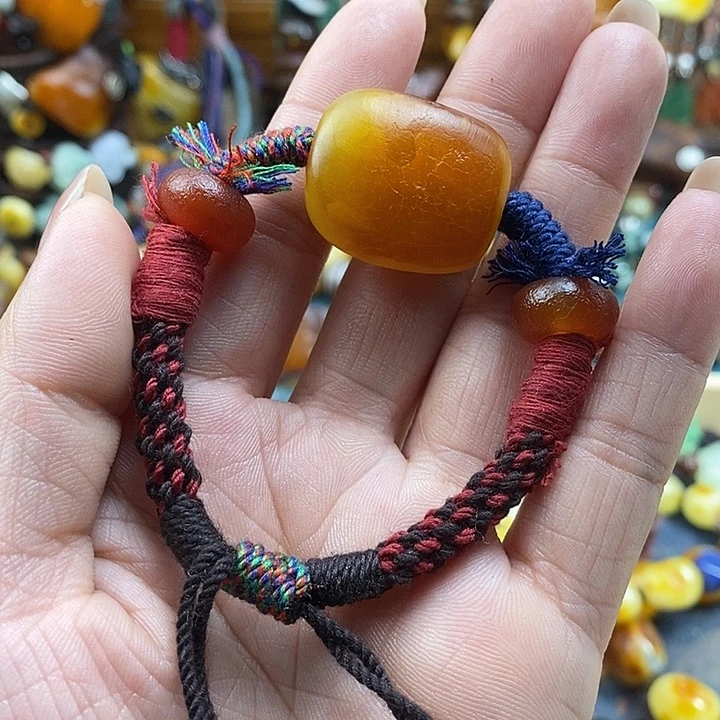 蜜蜡未镶嵌手链手链