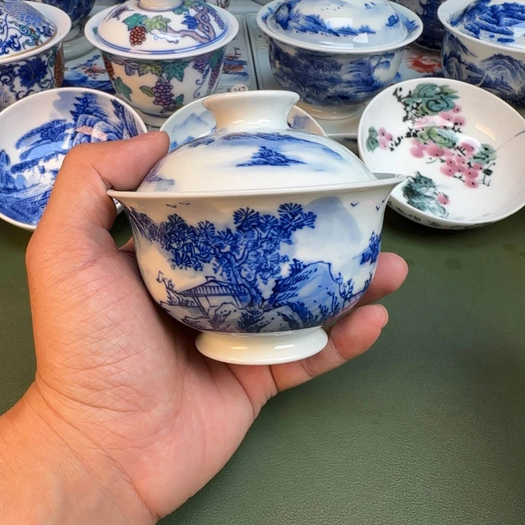 陶纯手工纯手绘茶具319