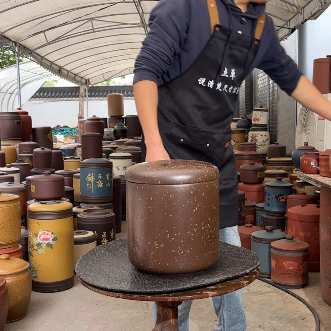 紫砂茶叶罐8 饼茶叶罐