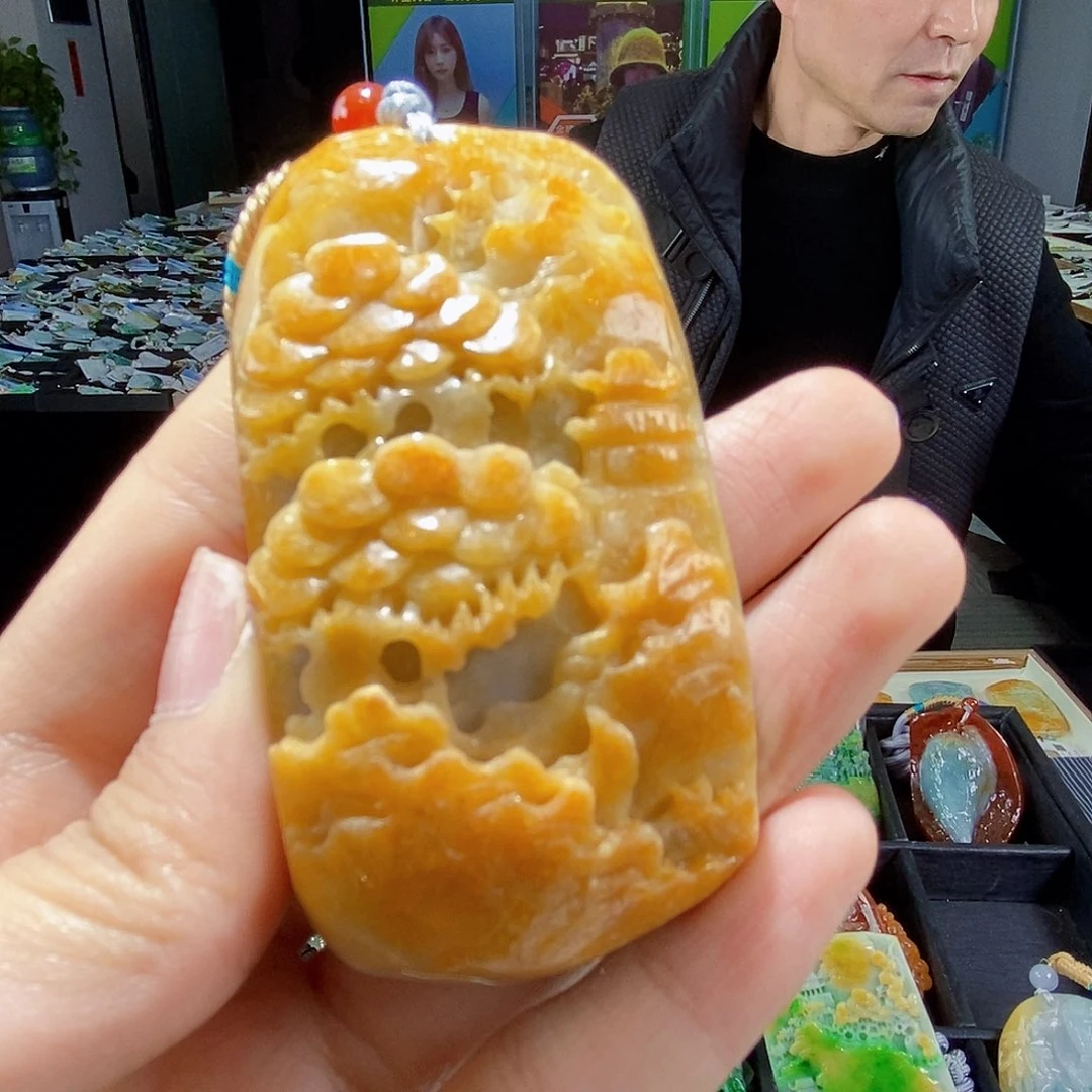 颈饰未镶嵌翡翠翡翠