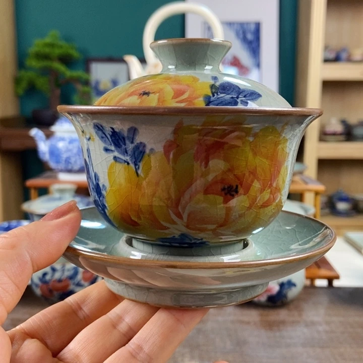 瓷片手工制作工艺精湛等特点