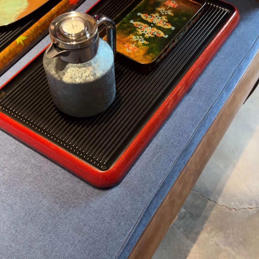 勇*斗大漆茶盘茶具嘉壶轩