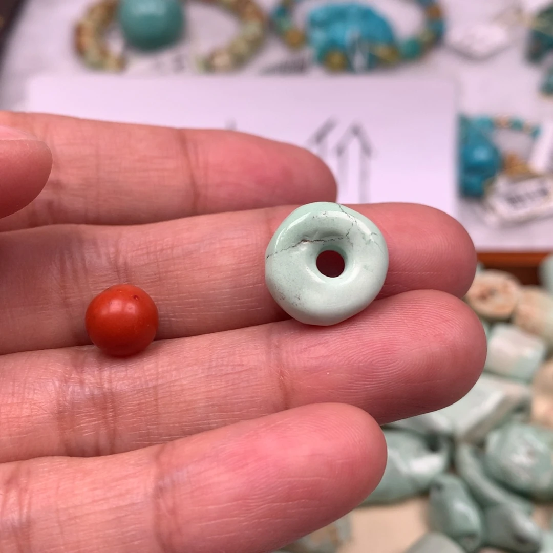 玛瑙/玉髓未镶嵌扣子一颗