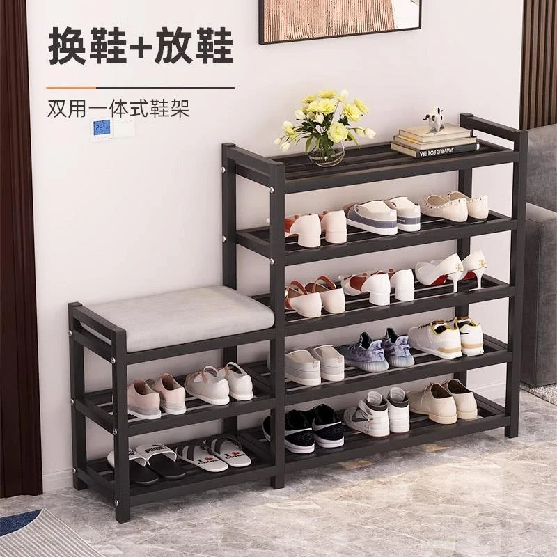 德国简易鞋架家用门口多层换鞋凳室内新款2024爆款结实耐用鞋柜