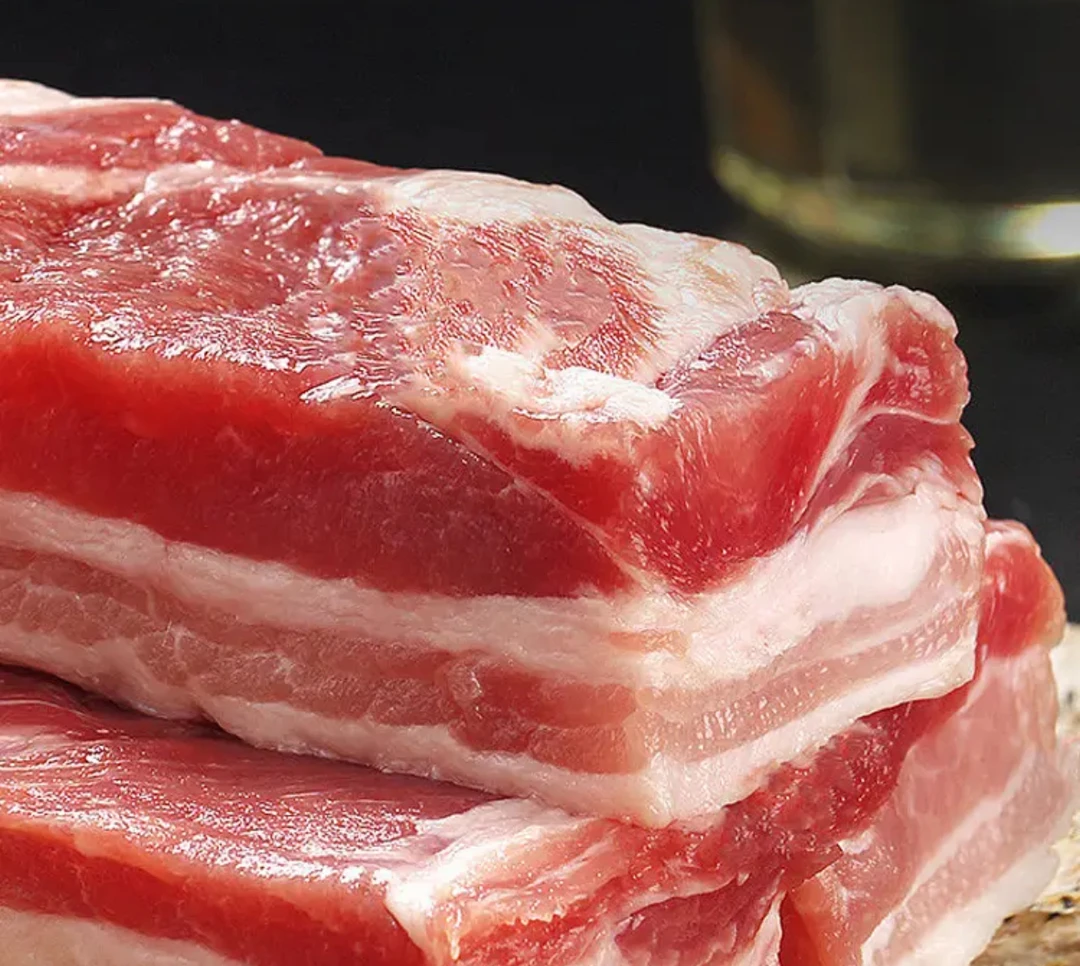 黑毛猪新鲜去皮精品五花肉红烧肉炒五花肉冷冻发货