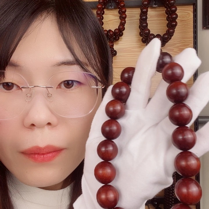 崔***军无事牌东非黑黄檀（紫光檀）20紫檀木葫芦手持