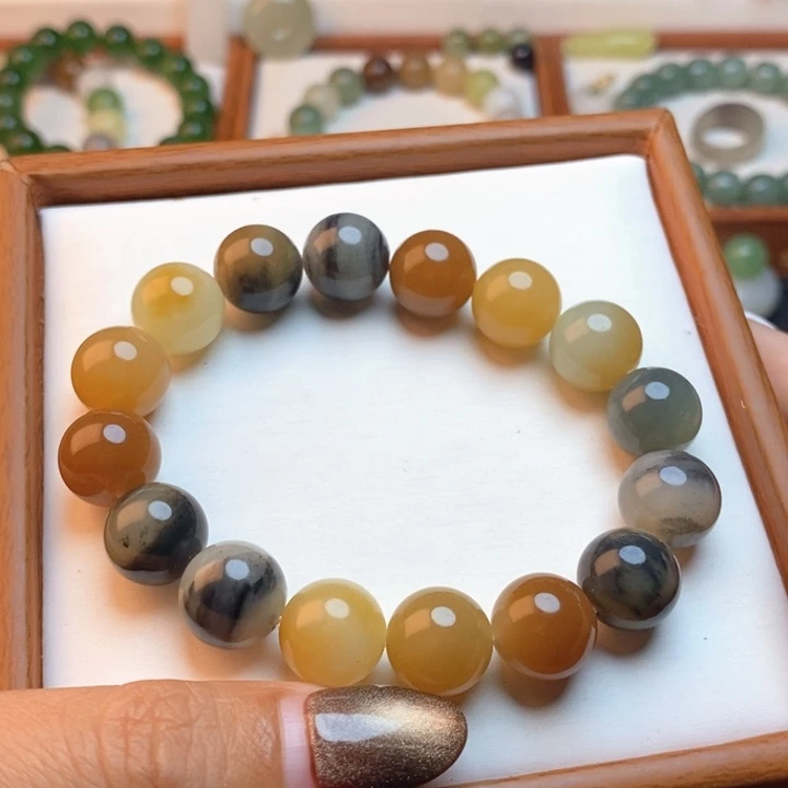 和田玉未镶嵌手链