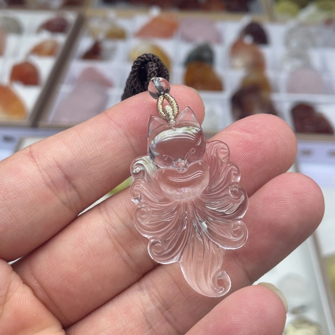 水晶吊坠(不含链)未镶嵌