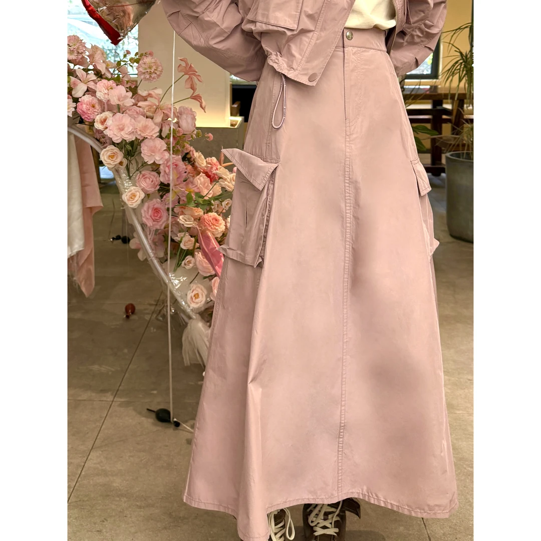 GIRDEAR/哥弟「蔷薇花园」2025新款高腰显瘦筒約半身裙女120002