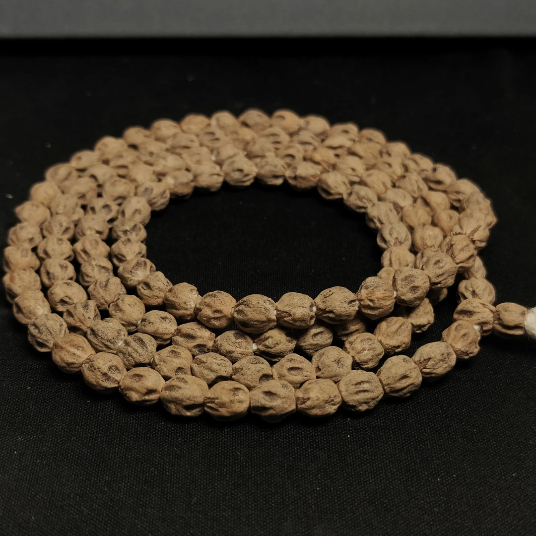 柏香籽热振原装深坑对眼红芽尸陀林“万鬼骷髅”6+mm108长串