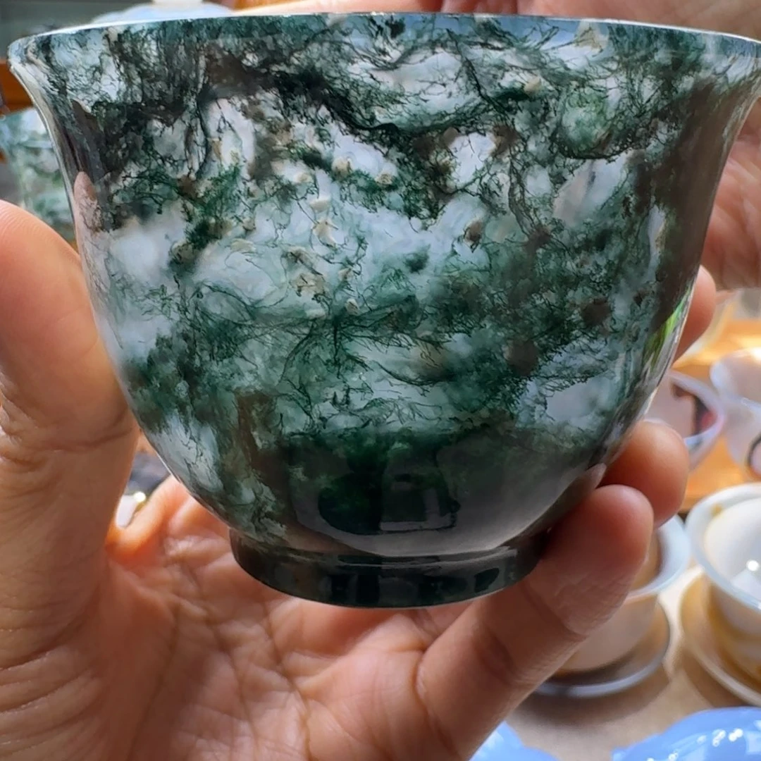 C***c玛瑙/玉髓未镶嵌玛瑙茶杯