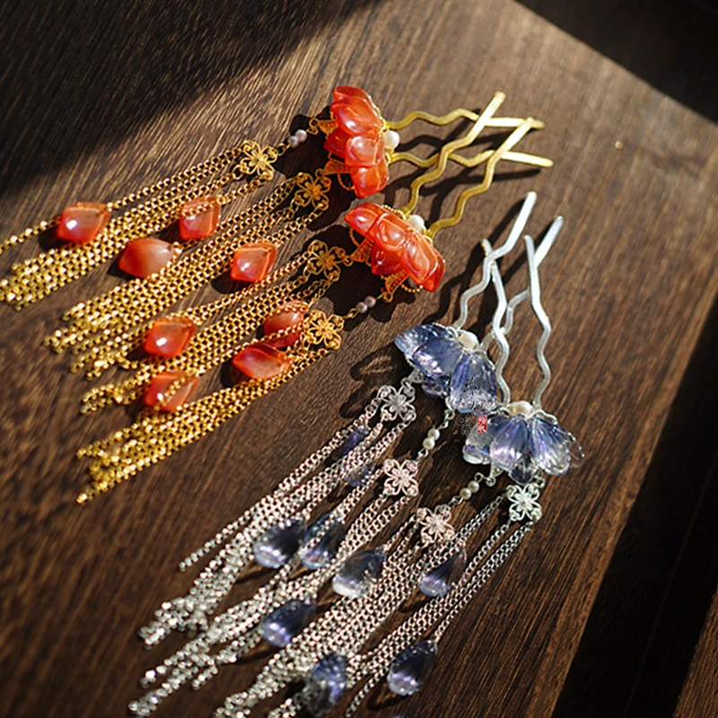 25新中式轻奢风复古宫廷女发簪头饰发饰发簪子古风古装超仙民族风