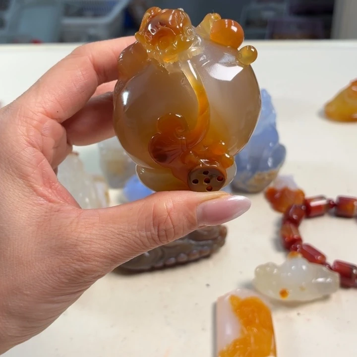 学***习未镶嵌吊坠(不含链)玛瑙/玉髓