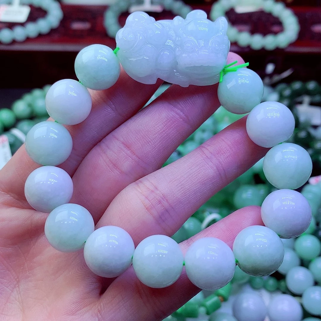 翡翠未镶嵌毛衣链