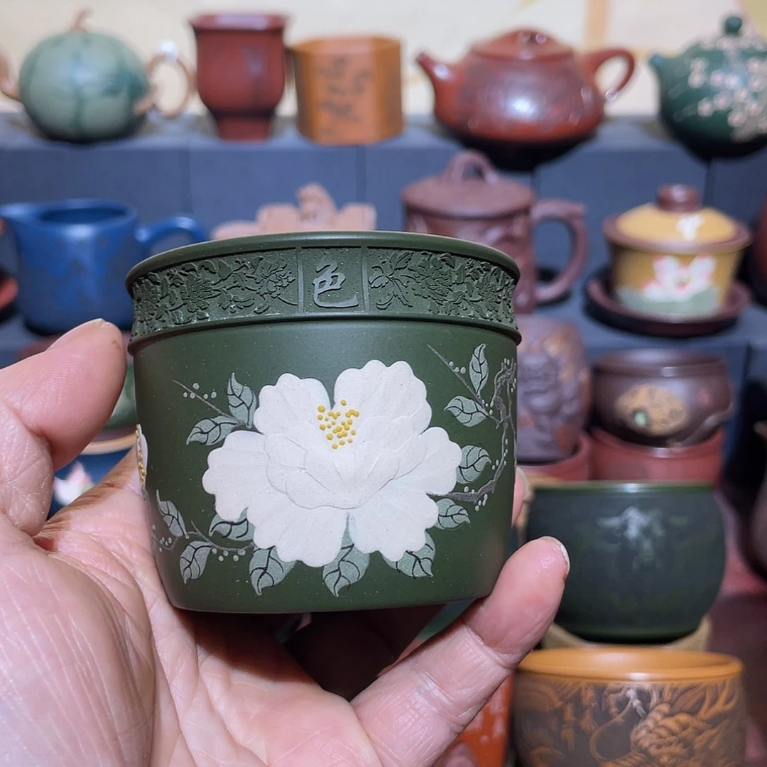 原矿紫砂手工主人杯